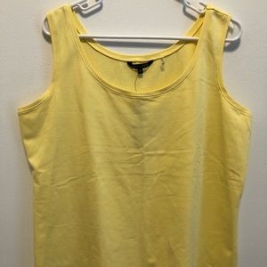 Nic & Zoe Women’s Yellow Tank Top. Size 1X. NWT.
